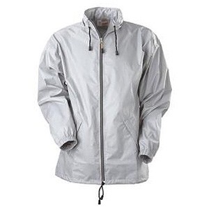 US BASIC WINDBREAKER JACKE SILBERFARBEN S M L XL XXL