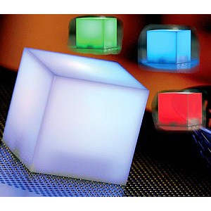LED LAMPE LEUCHTE W&Uuml;RFEL DESIGNLAMPE 3 WECHSELFARBEN