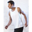 TOMBO MENS LAUF TR�GER T-SHIRT VEST REFLECTS S M L