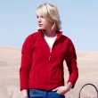 LADY FIT JACKE FLEECE FRUIT OF THE LOOM XS S M L XL