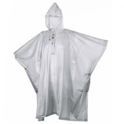 REGENPONCHO PONCHO REGENJACKE JACKE SILBER