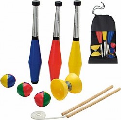 SV JONGLIER SET JONGLIERB�LLE JONGLIERKEULEN STICKS