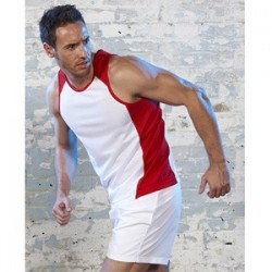 TOMBO RUNNING SLEEVELESS VEST LAUF TR�GER T-SHIRT S M L