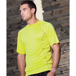 TOMBO FUNKTIONSSHIRT HIGH VISION T-SHIRT S M L XL XXL