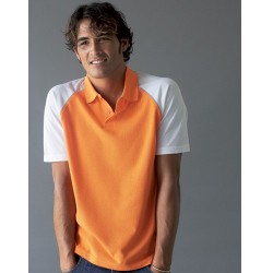 KARIBAN BASEBALL POLO POLOSHIRT RAGLAN CONTRAST